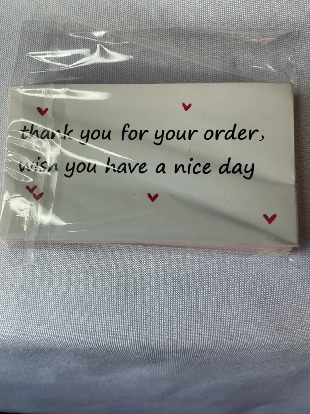 ★ 25 Pink Thank You Cards Boutique Packaging Customer Appreciation